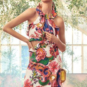 ZIMMERMANN Lovestruck Floral Paisley Tie-Back